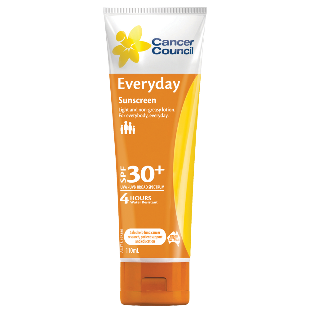 CANCER COUNCIL SPF30 Everyday Sunscreen Tube 110mL Smartlink Training