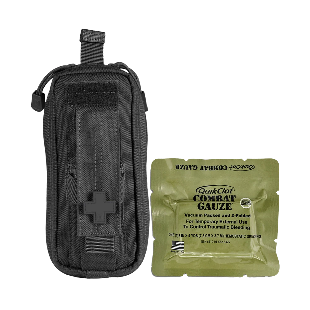 RAPIDSTOP Small Bleed Control with QUIKCLOT Combat Gauze- Tactical 8 x 18 x 6cm