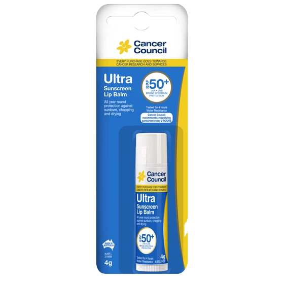 CANCER COUNCIL SPF50+ Ultra Lip Balm 4g