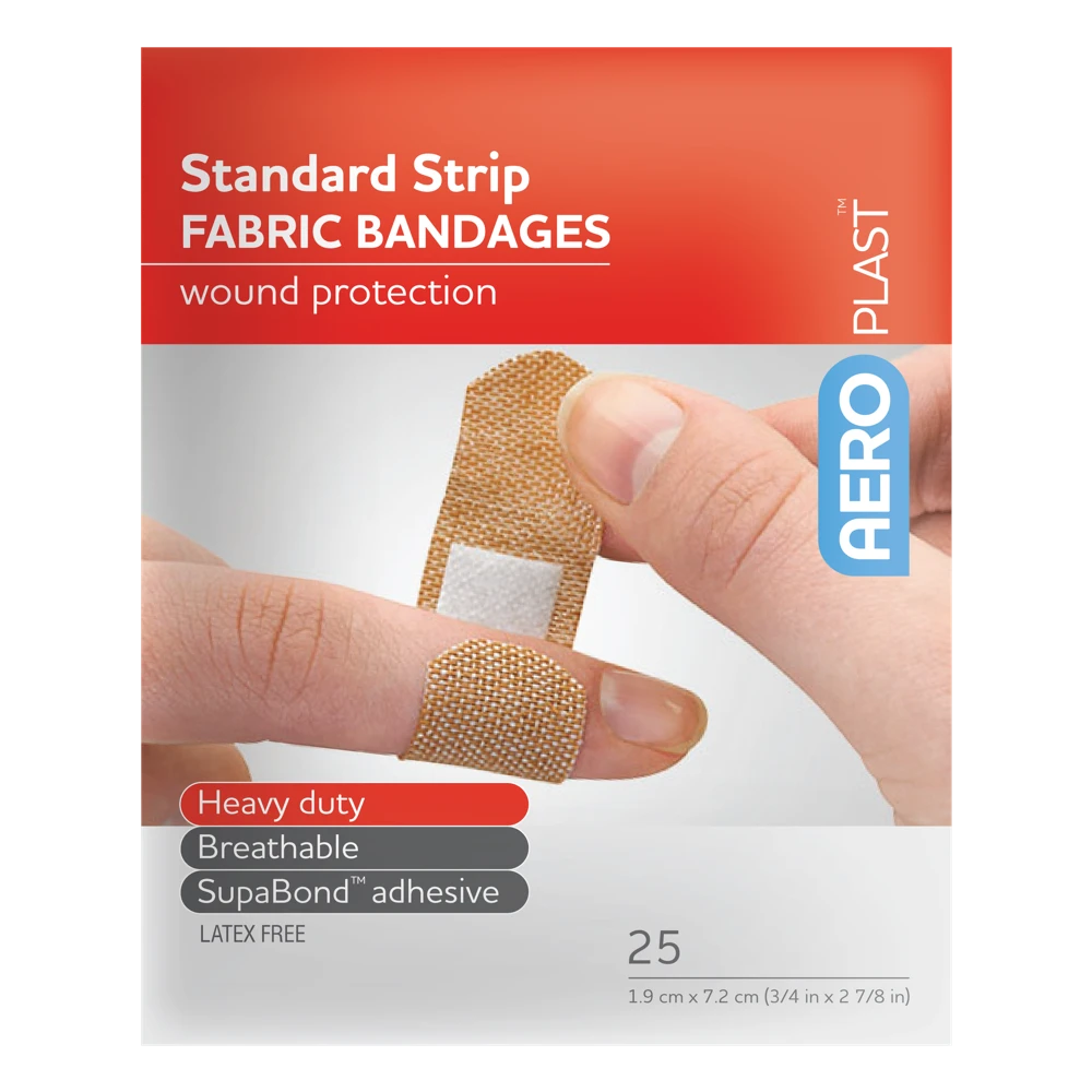 AEROPLAST Premium Fabric Standard Strip 7.2 x 1.9cm Env/25