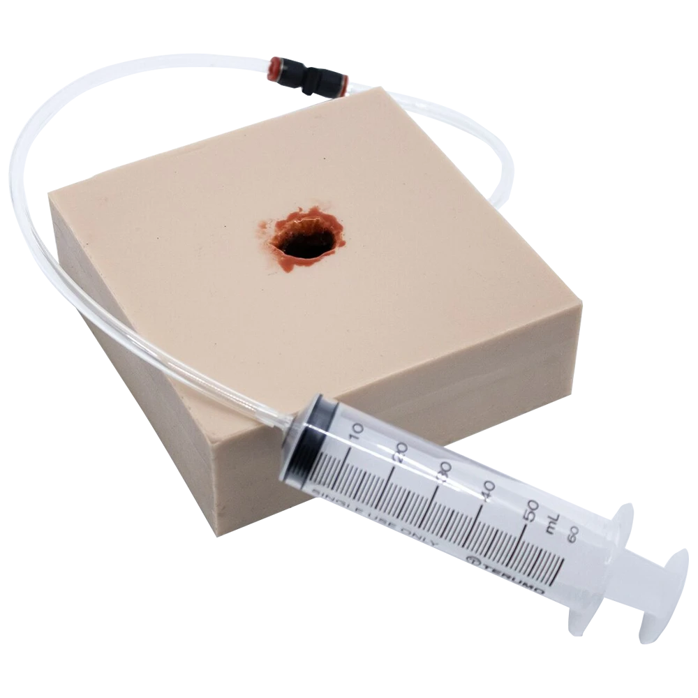 TRAUMASIM Gunshot Haemostatic Clotting Trainer (Square)