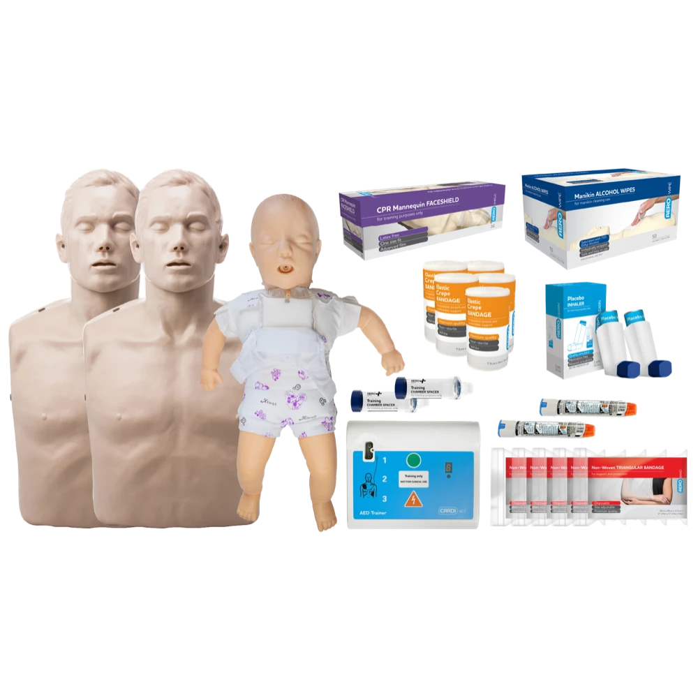 AEROLEARN Basic First Aid Trainer Equipment Starter Pack