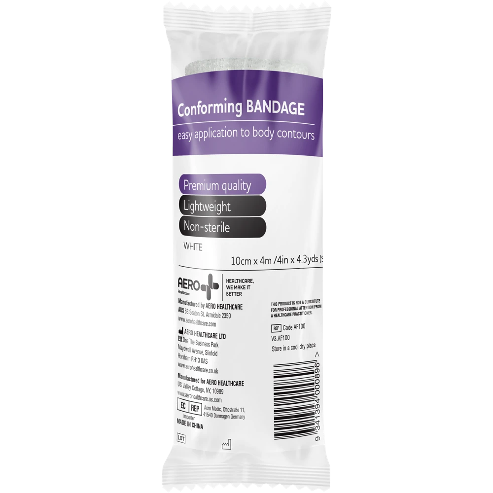 AEROFORM Conforming Bandage 10cm x 4M Wrap/12