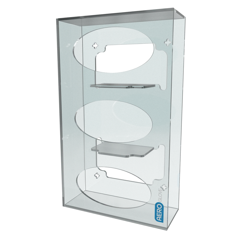 AEROGLOVE Acrylic Triple Glove Dispenser