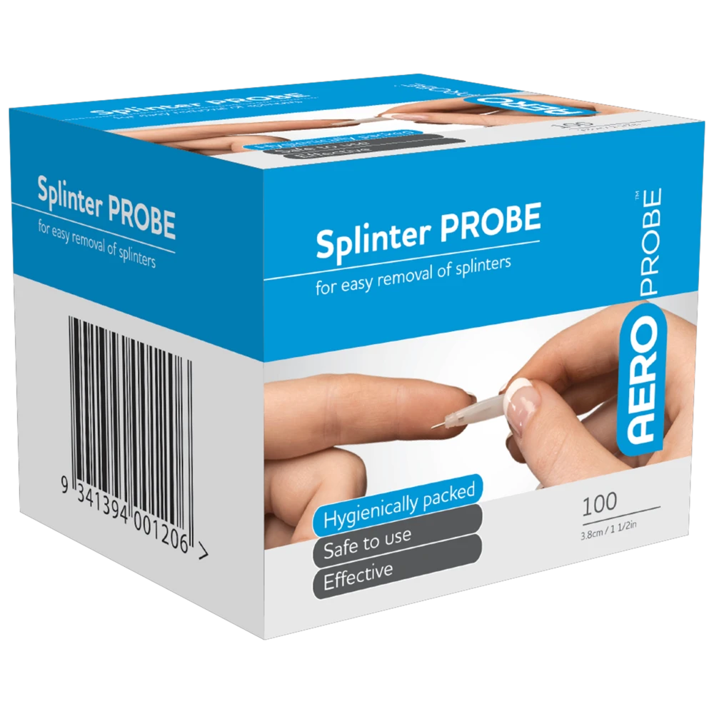 AEROPROBE Splinter Probes 3.7cm Box/100