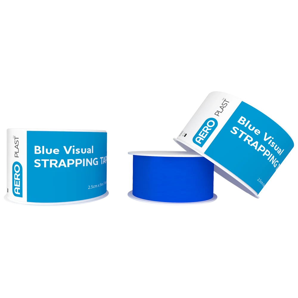 AEROPLAST Visual Strapping Tape 2.5cm x 5M Box/12
