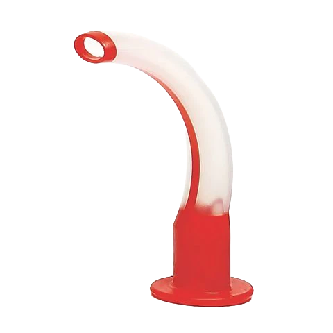 Red Adult Sterile Guedel Airway Size 4 (ISO 10.0)