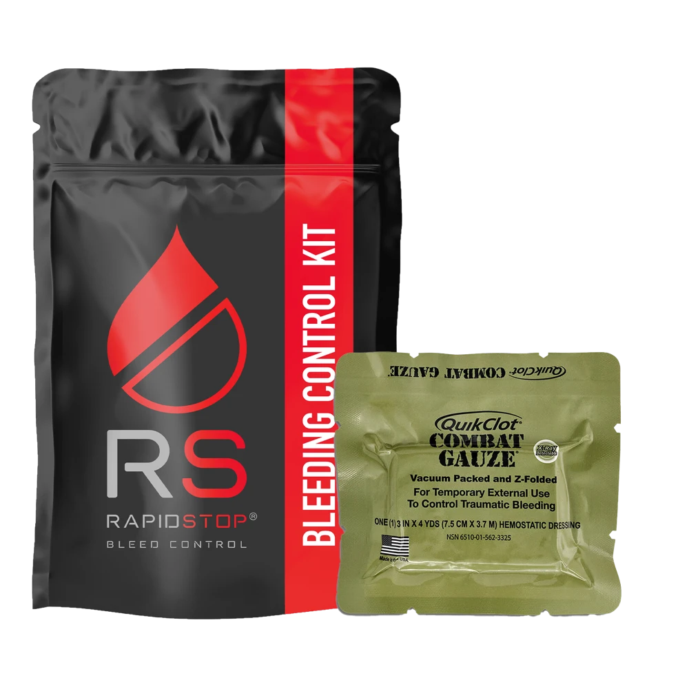 RAPIDSTOP Small Bleed Control Pack with QUIKCLOT Combat Gauze