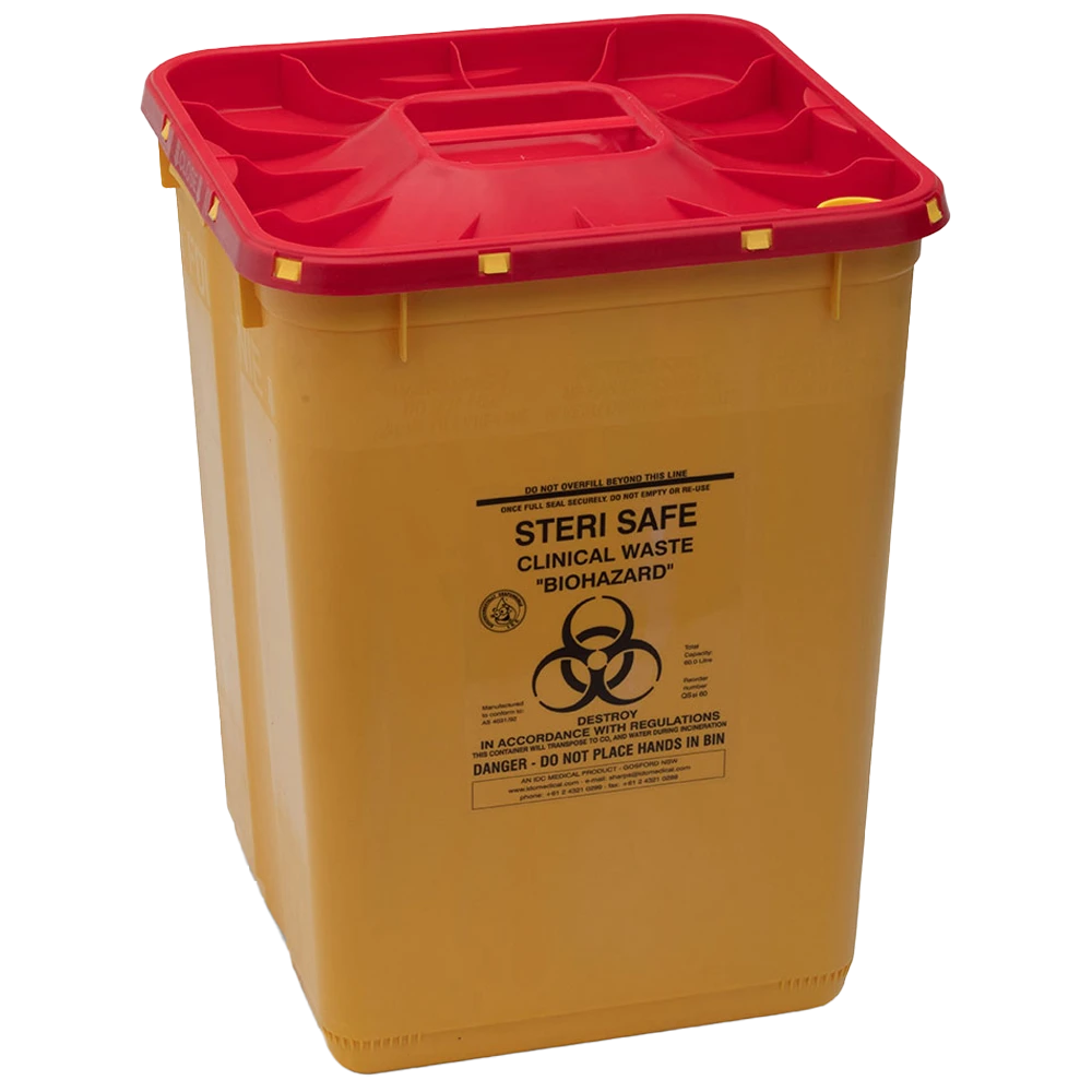 AEROHAZARD Sharps Disposal Container 60L