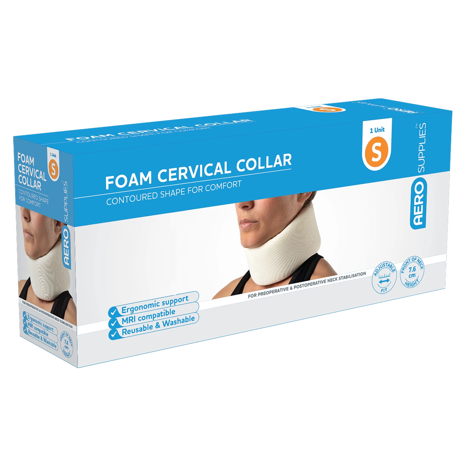 AeroSupplies Small Foam Cervical Collar