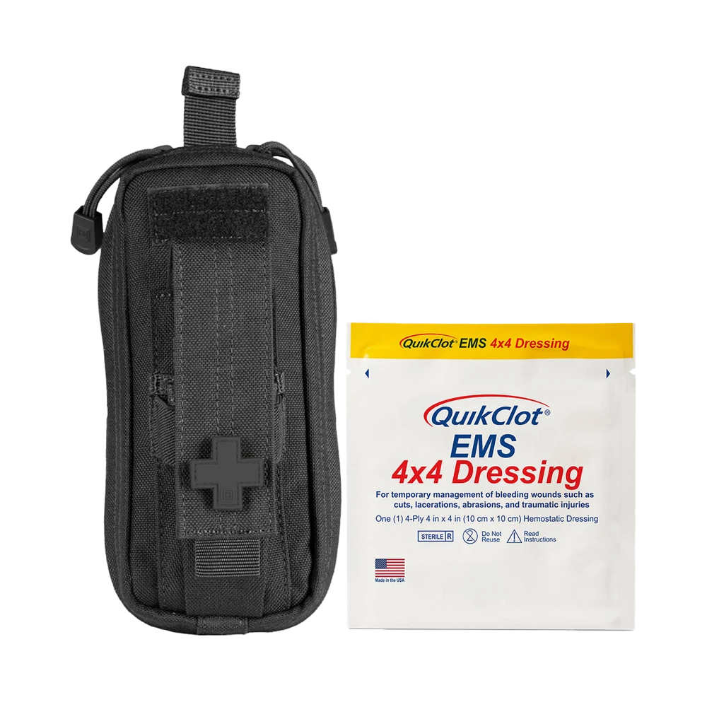 RAPIDSTOP Small Bleed Control with QUIKCLOT EMS Dressing- Tactical 8 x 18 x 6cm