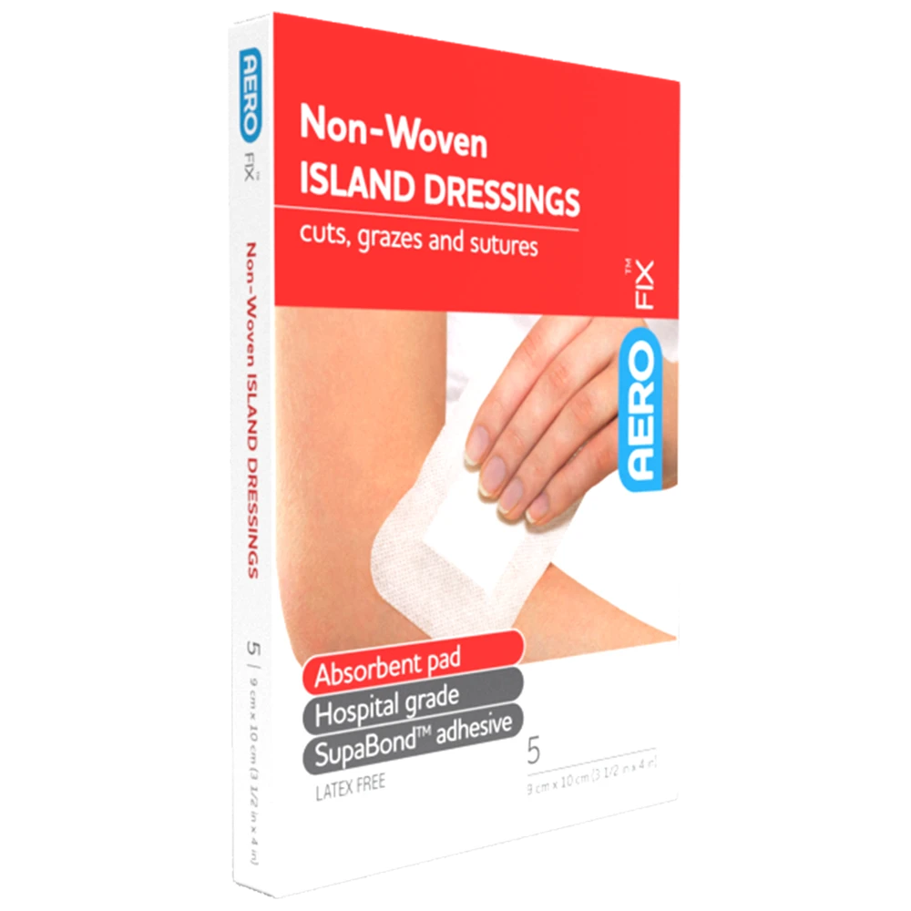 AEROFIX Non-Woven Island Dressing 9 x 10cm Box/5