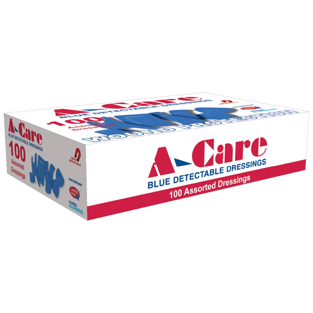 A-CARE Detectable Assorted Dressings Box/100